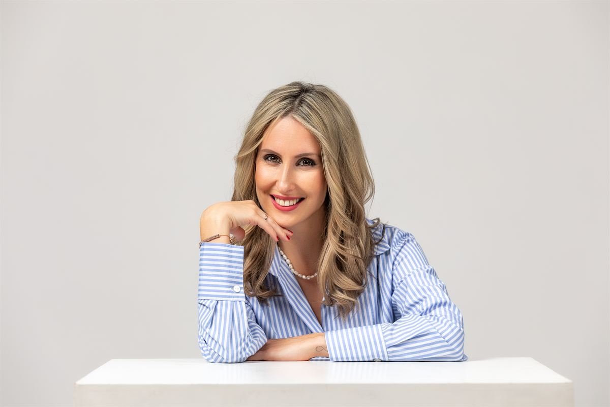Rocío Ceballos sonriendo
